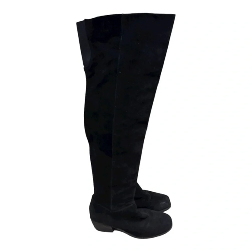 Ecote Urban Outfitter Black Suede Over the Knee Boots Women’s Size 8.5 Side Zip